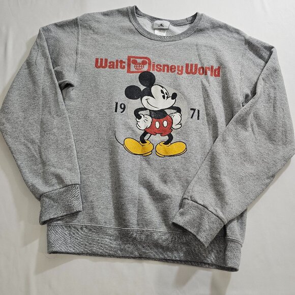 Disney Sweaters - Vintage Style Walt Disney World 1971 Mickey Mouse Crewneck Sweater Women's Small